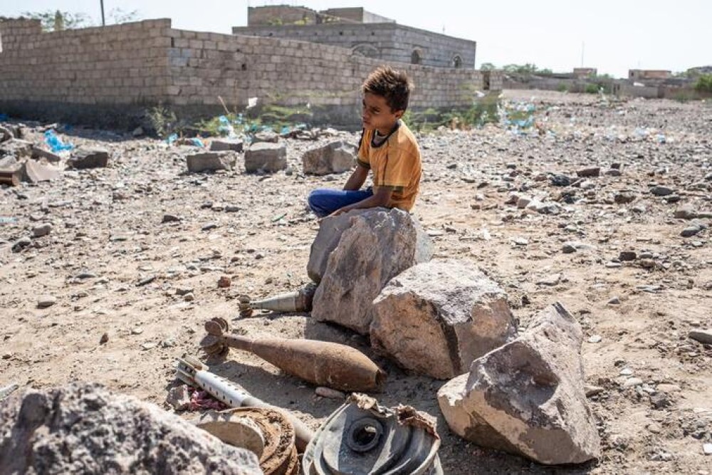 Mine blast kills 3 children in Yemen's Marib