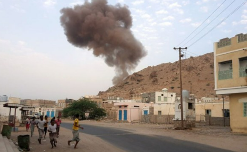 Accusations of Yemen's Houthi of turning villages and neighborhoods into explosives stores