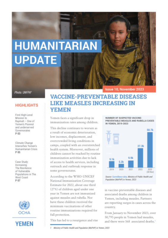 Yemen Humanitarian Update