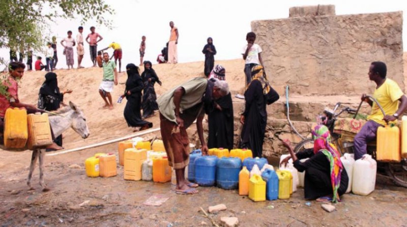 Water crises in Yemen deepens.