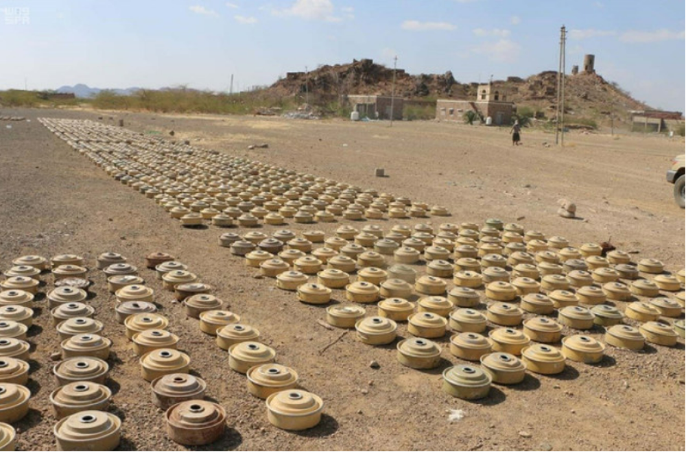 Yemen : Saudi project clears 1,046 Houthi mines in a week