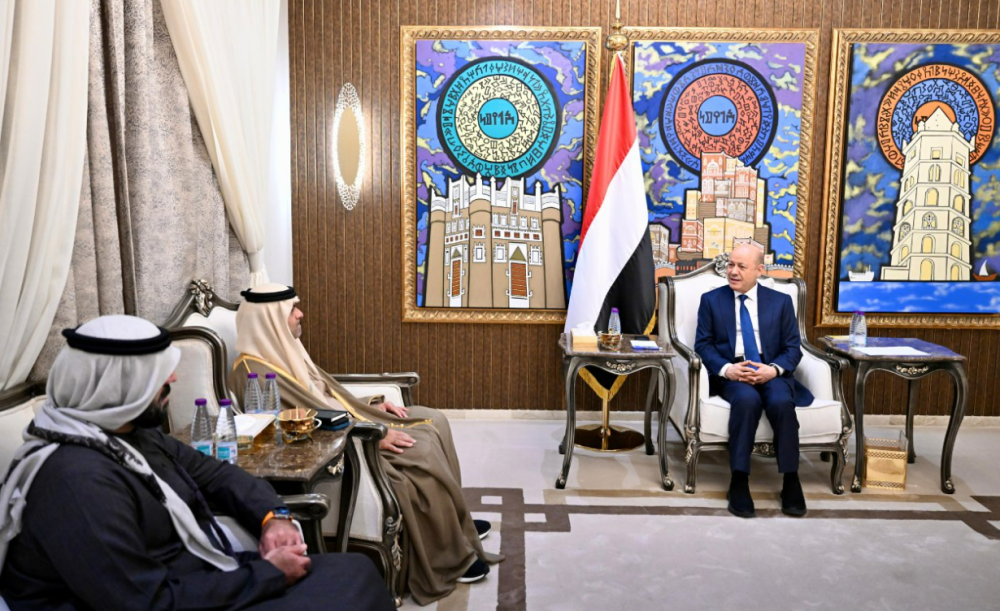 UAE Ambassador Meets Yemeni President to Strengthen Bilateral Relations