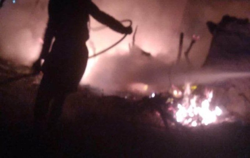 Huge fire destroys 70 IDP camp tents in Yemen's Marib