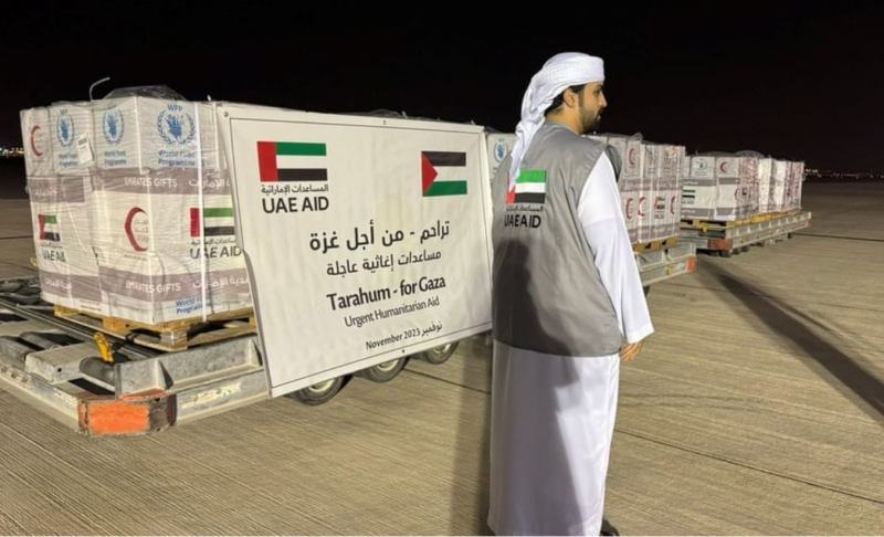 UAE sends 25 tonnes of urgent aid Gaza