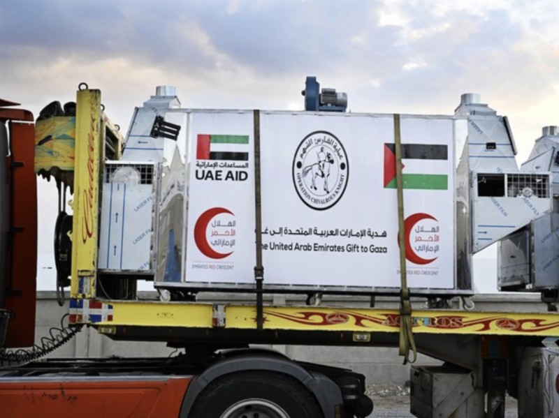 UAE sends 5 automated bakeries to Gaza