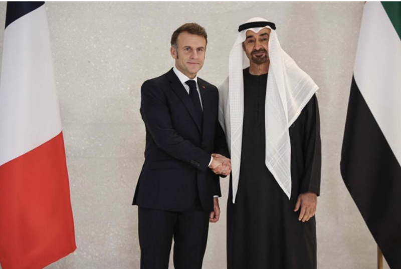 Macron in UAE for bilateral talks, Christmas with French troops