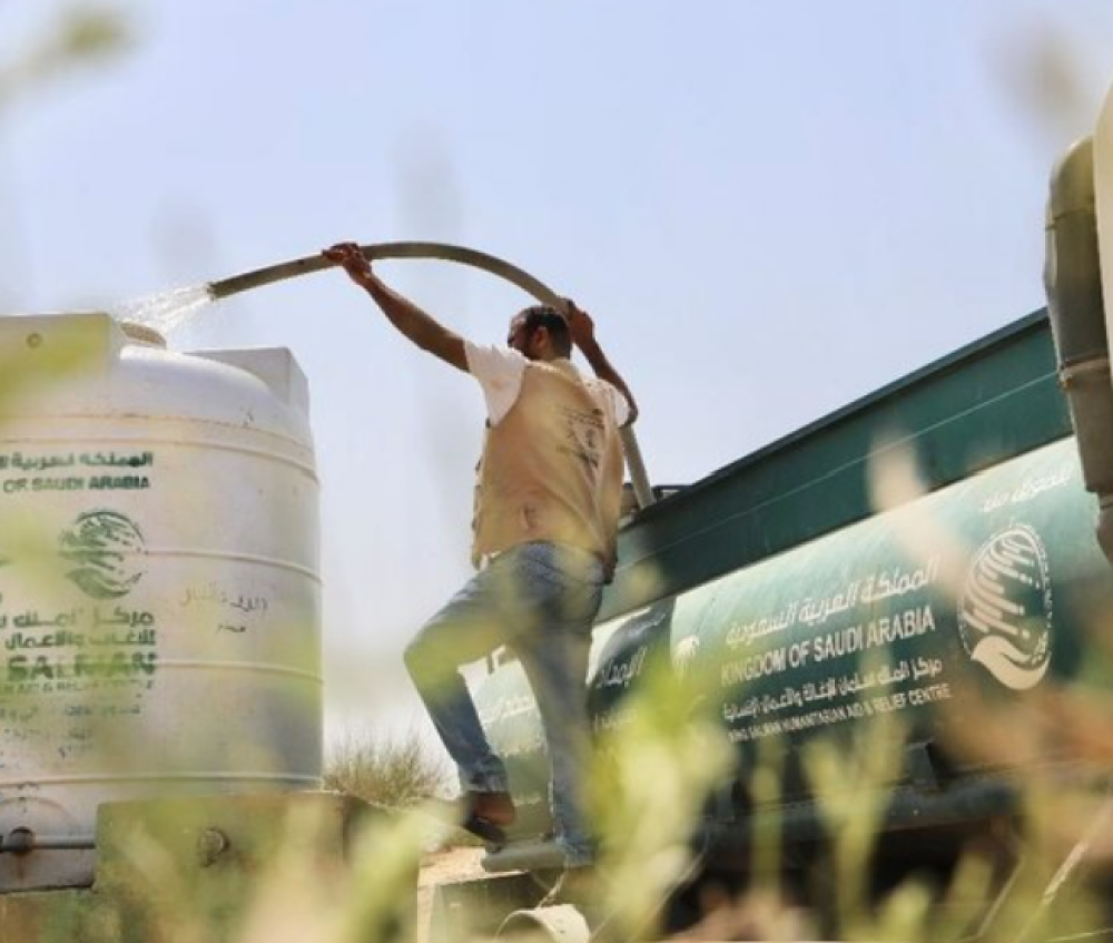 More than 12 million liters of water pumped into Yemen by KSrelief