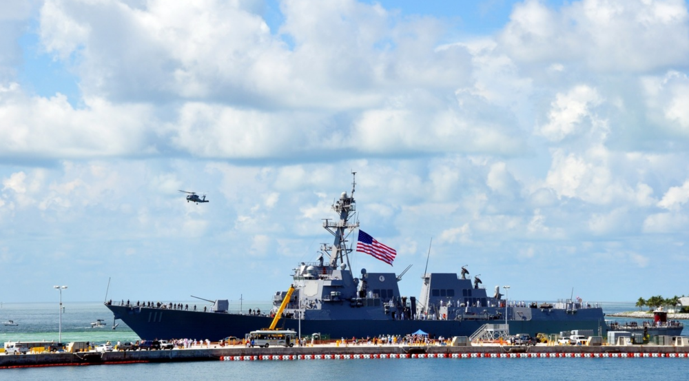 USN Destroyer USS Spruance Earns 13 Kill Marks in the Red Sea