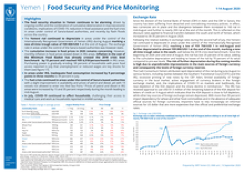 Yemen: Food supply chain Update - Thematic report, 2 August 2023