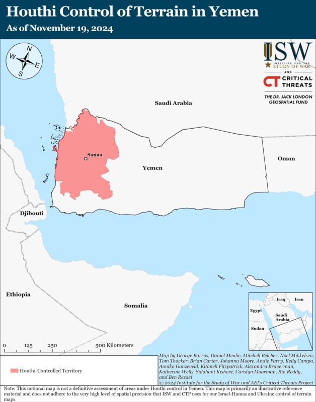 Serious US response against Houthis in Yemen could have  disrupted Houthi attacks, ISW