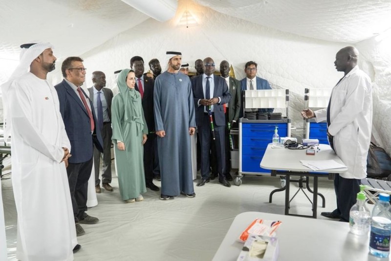 "Following directives of UAE President" ... UAE inaugurates Madhol Field Hospital in South Sudan