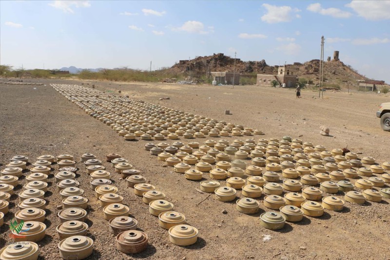 Yemen : MASAM Project clears 1,058 Houthi Mines