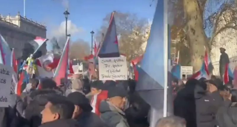 Protest in London Calls on UK to Recognize South Yemen’s Right to Restore State