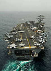 Houthis Claim Attack on U.S. Aircraft Carrier “Harry S. Truman”