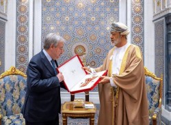 ‏Guterres, Oman’s Sultan Discuss Yemen Crisis and Detained UN Staff